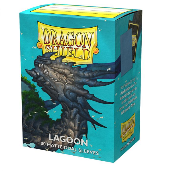 Image of Lagoon Matte Dual Sleeves Dragon Shield (STANDARD)