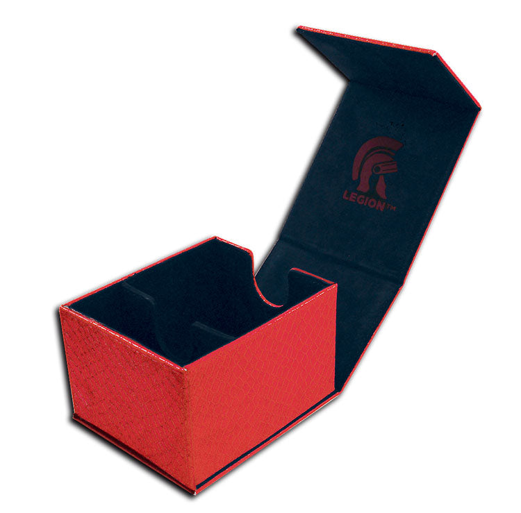 Image of Red Dragonhide Hoard Plus - Legion Deck Box
