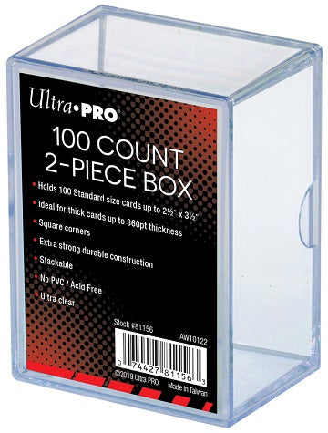 Image of 2-Piece Card Storage Box (100ct) - Ultra Pro
