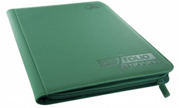 Image of Green 18 Pocket (360) Xenoskin Zipfolio - Ultimate Guard