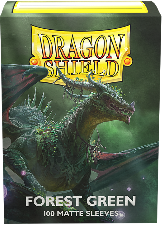 Image of Forest Green Matte Dragon Shield (STANDARD)