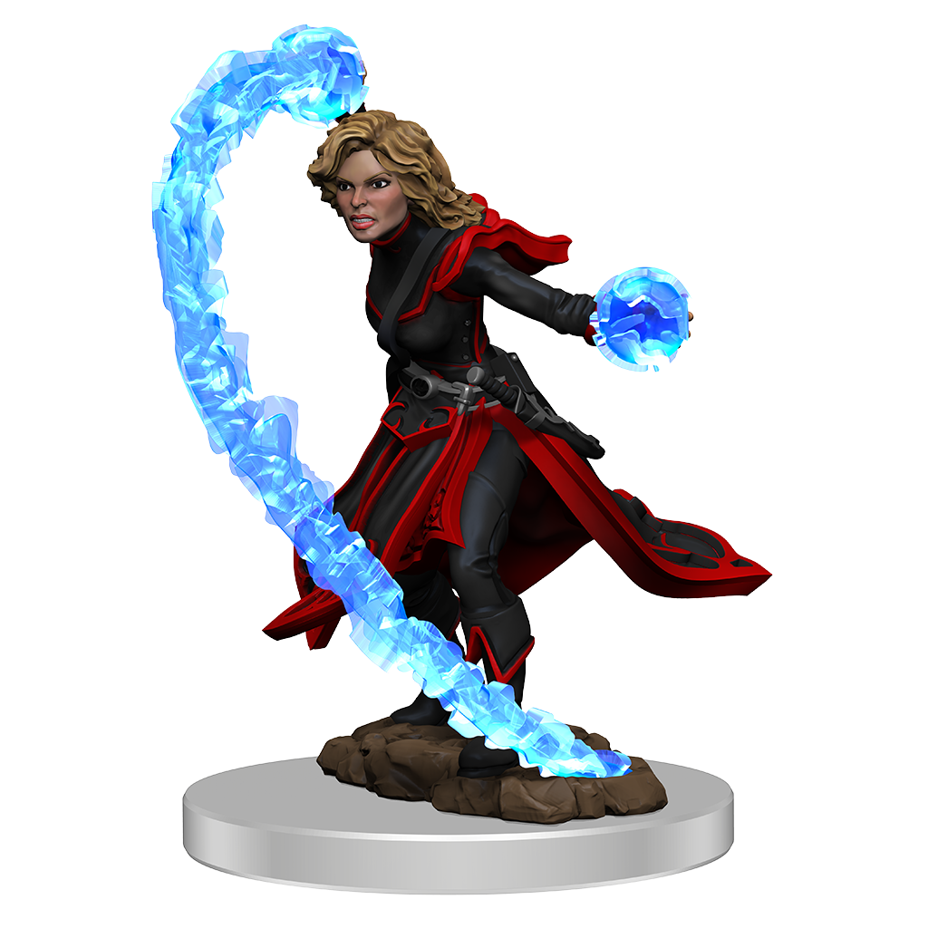 Image of Female Human Wizard - Pathfinder Battles Premium Painted Figure