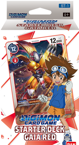 "Gaia Red" Starter Deck - Digimon Card Game
