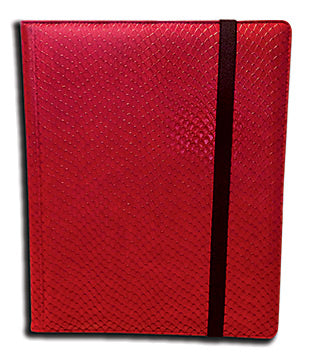 Red Dragonhide Legion 9 Pocket Portfolio