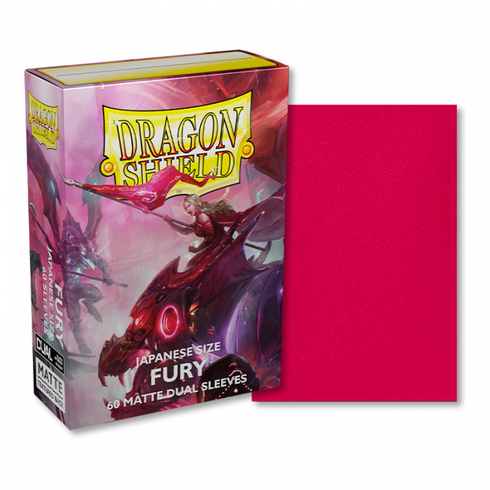 Image of Fury Matte Dual Sleeves Dragon Shield (JAPANESE)