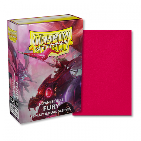 Fury Matte Dual Sleeves Dragon Shield (JAPANESE)