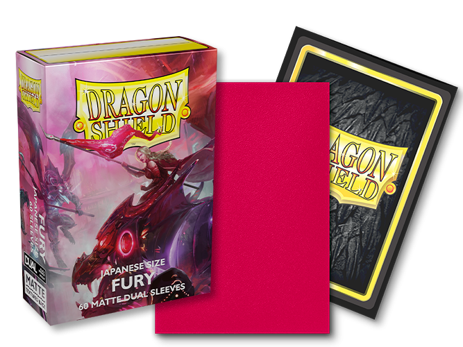 Image of Fury Matte Dual Sleeves Dragon Shield (JAPANESE)