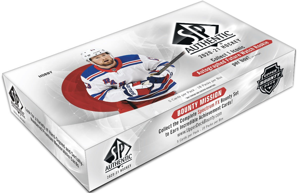 Image of 2020-21 Upper Deck SP Authentic Hobby Box