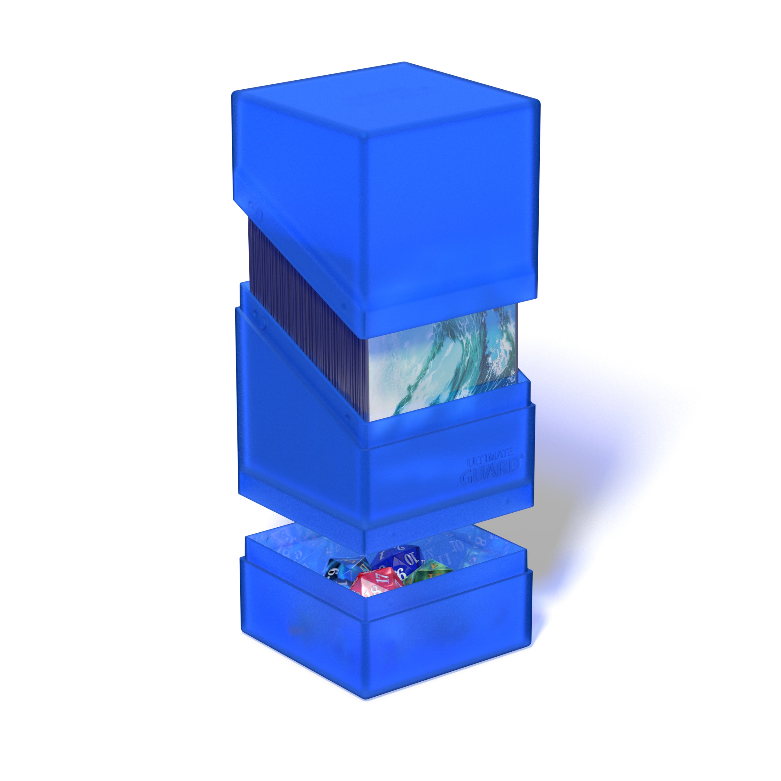 Image of Sapphire Boulder'N'Tray 100+ Ultimate Guard Deckbox