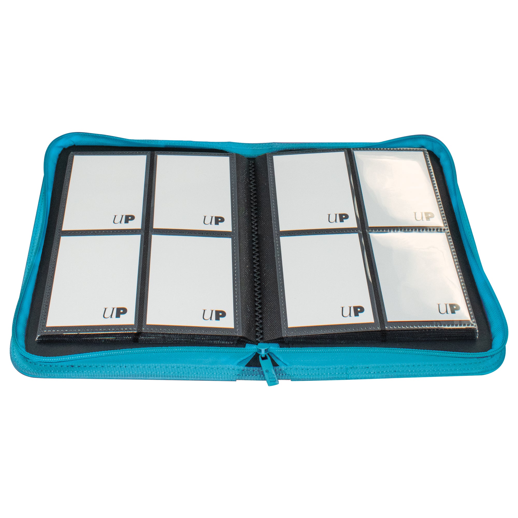 Image of Teal Pro Vivid 4 Pocket Zippered Binder