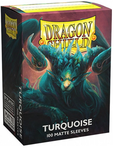 Turquoise Matte Dragon Shield (STANDARD)