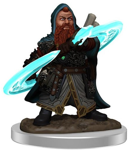 Image of Male Dwarf Sorcerer - Pathfinder Battles Premium Painted Figure
