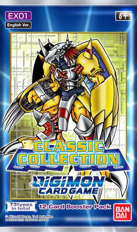 CLASSIC COLLECTION BOOSTER PACK DIGIMON CARD GAME