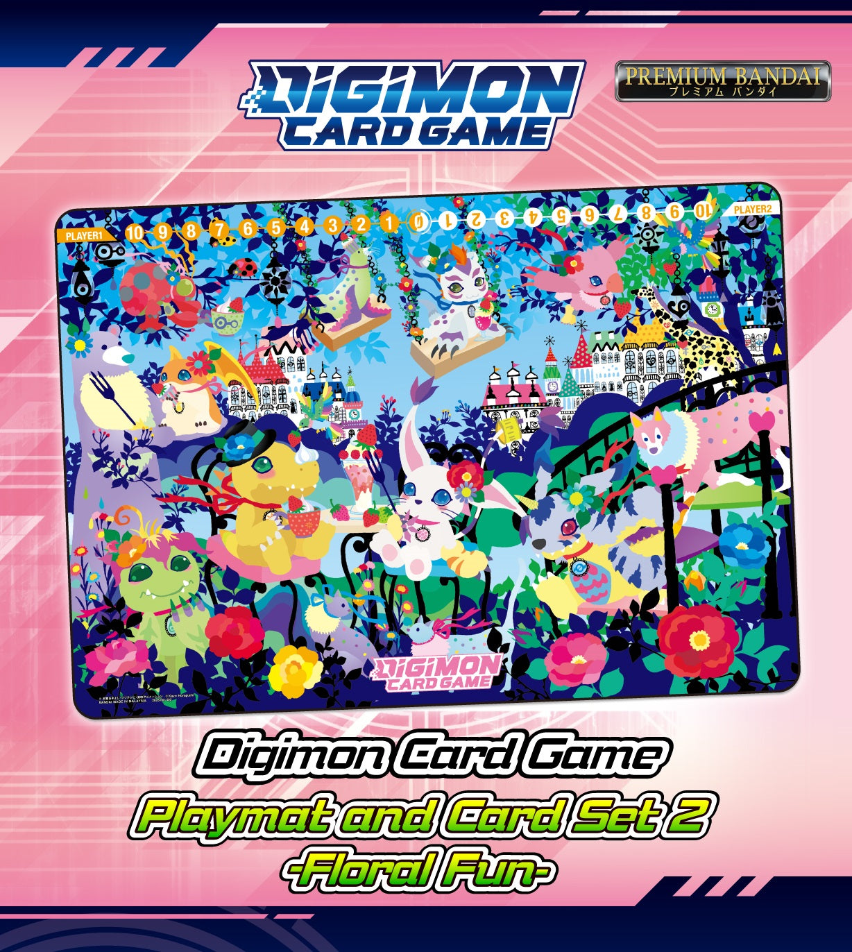 Image of Playmat and Card Set 2 - Floral Fun [PB-09]
