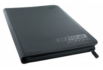 Image of Black 18 Pocket (360) Xenoskin Zipfolio - Ultimate Guard