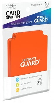 Image of Orange Card Dividers Ultimate Guard