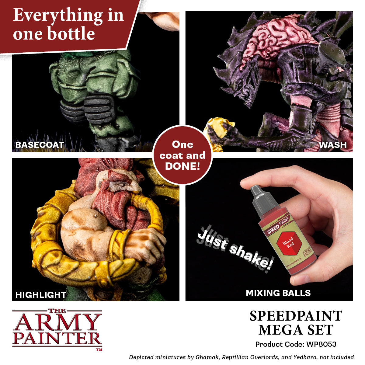 Image of THE ARMY PAINTER SPEEDPAINT MEGA SET - 24 COLOUR PAINT SET WITH BRUSH