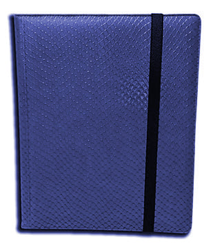 Blue Dragonhide Legion 9 Pocket Portfolio