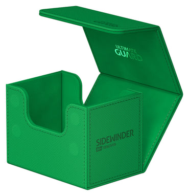 Green (Mono-Color) 80+ Ultimate Guard Sidewinder Xenoskin Deckbox