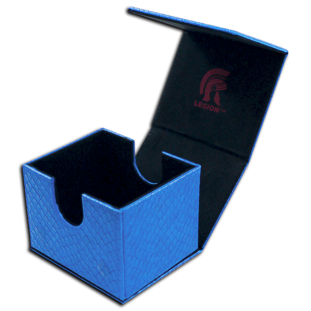 Blue Dragonhide Hoard V2 - Legion Deck Box