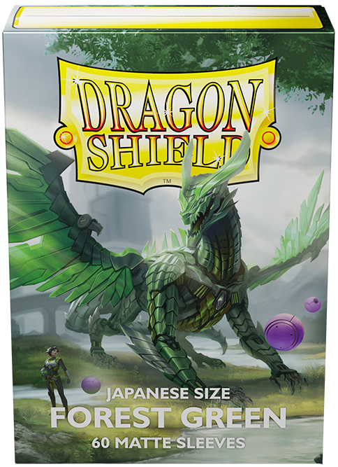 Image of Forest Green Matte Dragon Shield (JAPANESE)