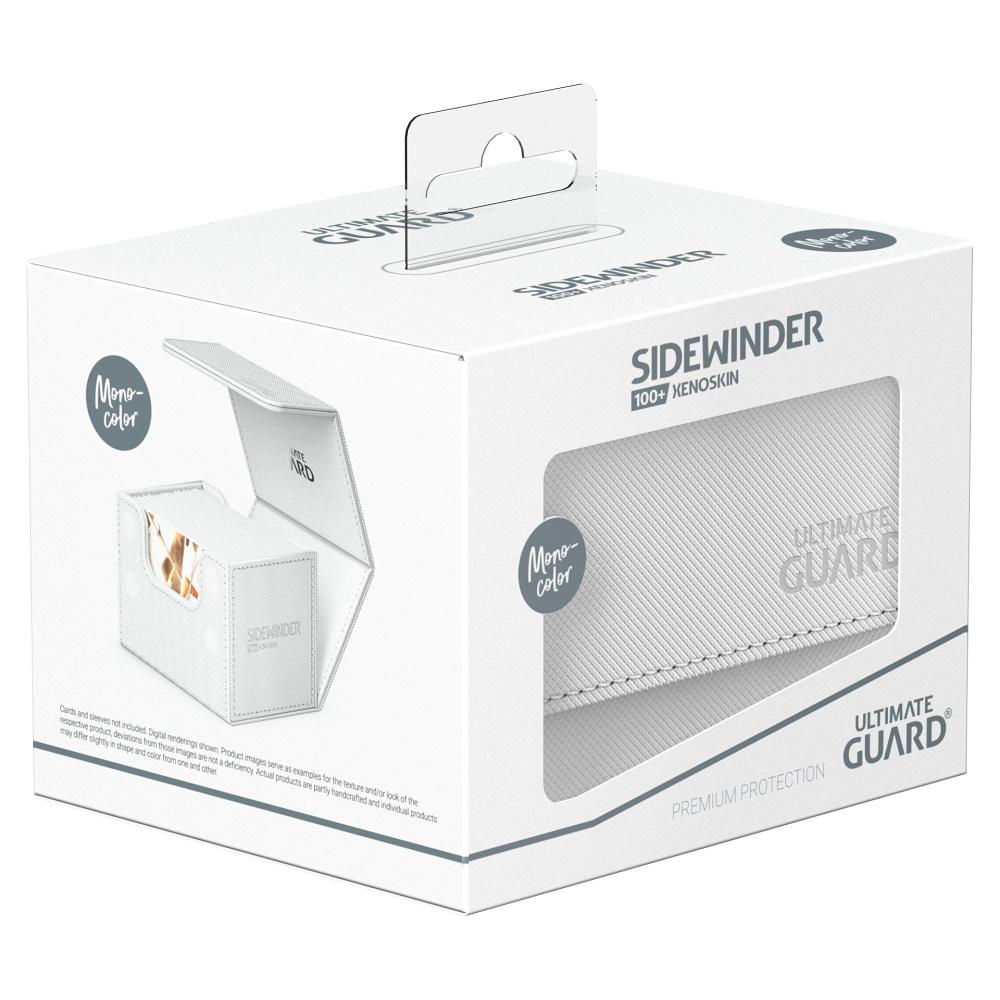 Image of White (Mono-Color) 100+ Ultimate Guard Sidewinder Xenoskin Deckbox