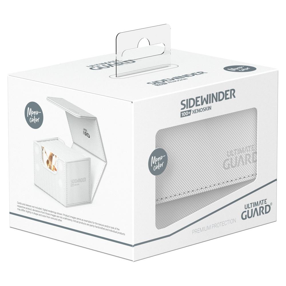 White (Mono-Color) 100+ Ultimate Guard Sidewinder Xenoskin Deckbox