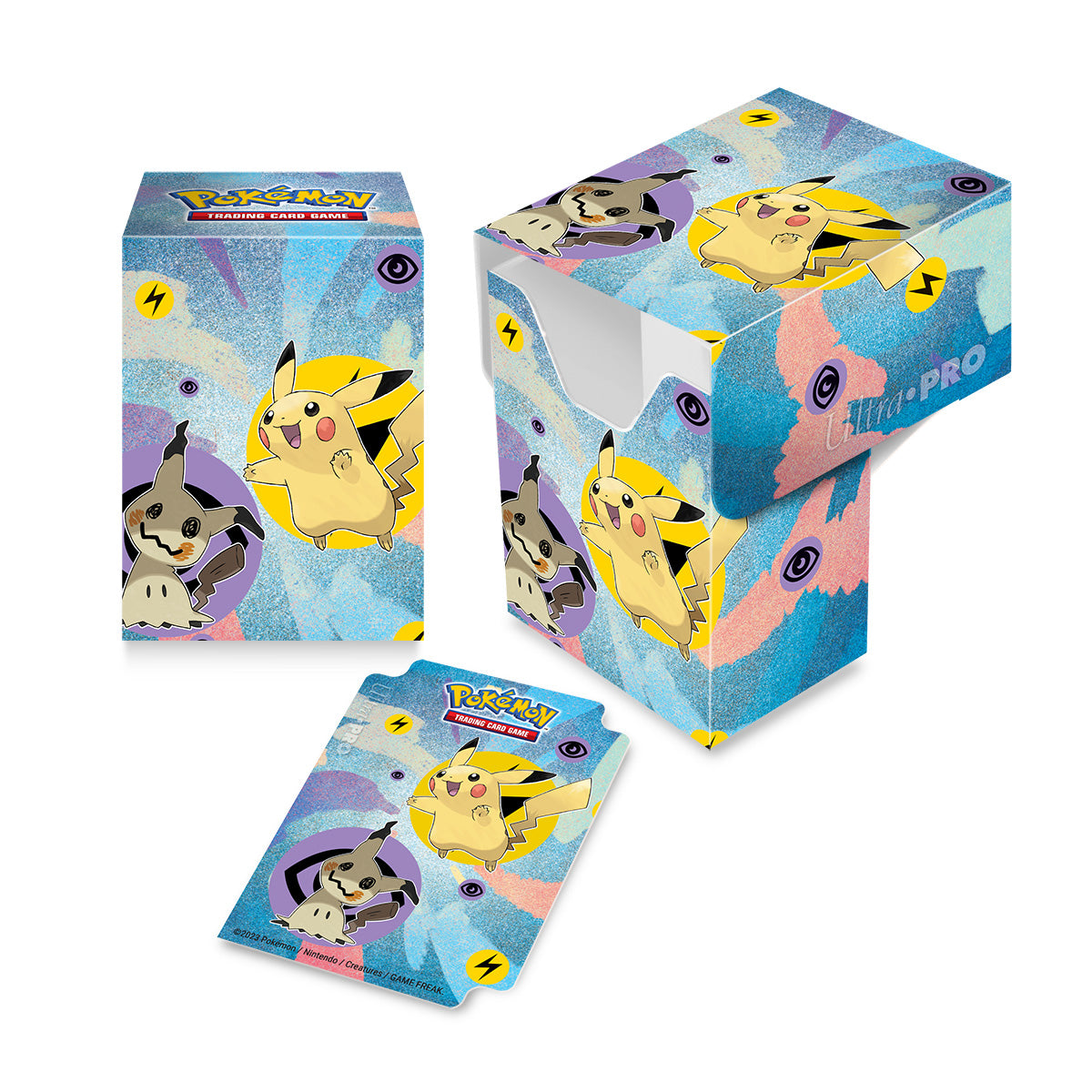 Image of Pikachu & Mimikyu Full View Deck Box