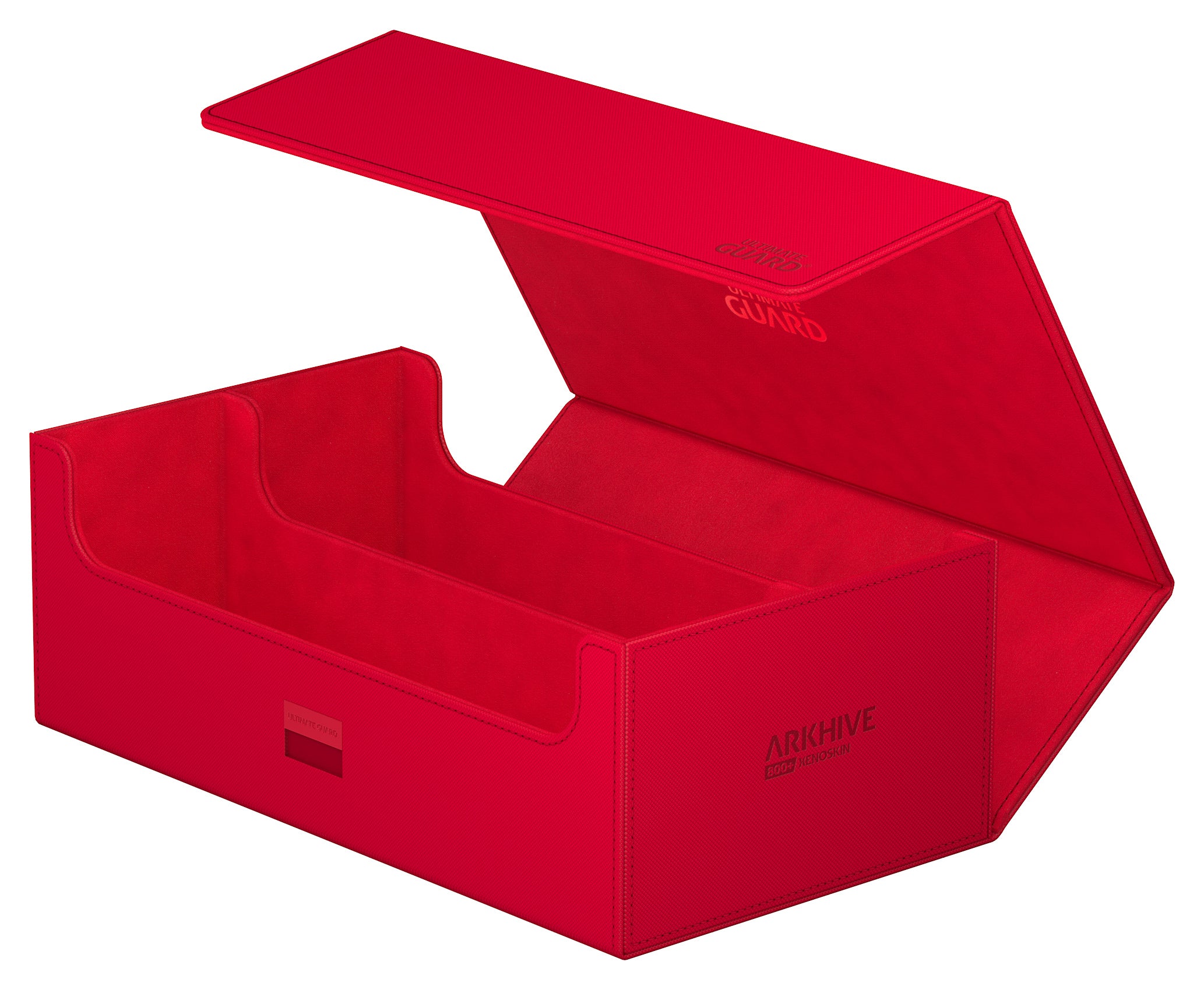 Image of Red Mono Color 800+ Arkhive Ultimate Guard Deckbox