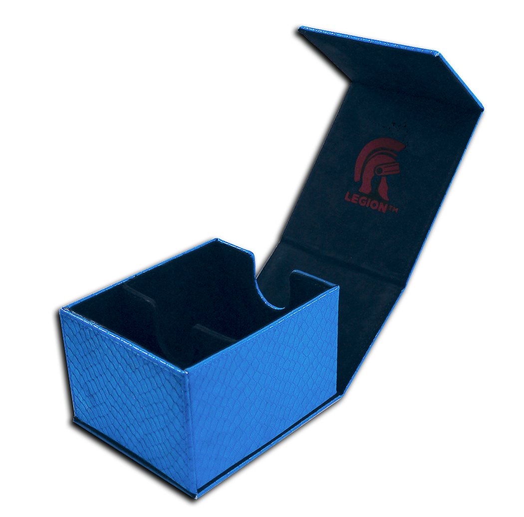 Image of Blue Dragonhide Hoard Plus - Legion Deck Box