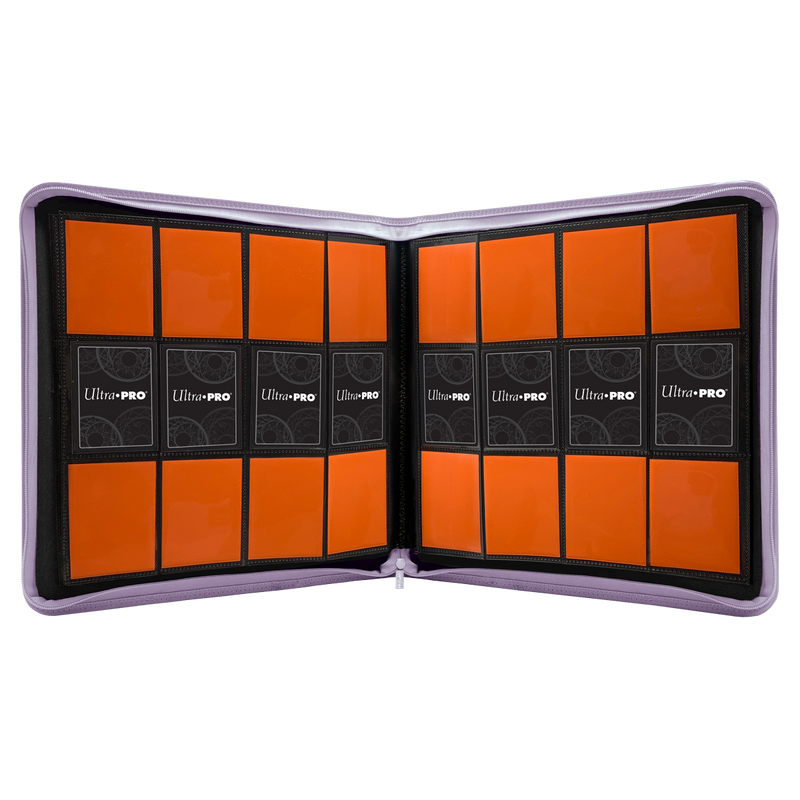 Purple 12 Pocket Zippered Pro Binder - Ultra Pro