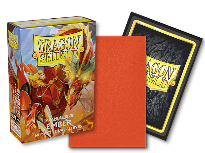 Image of Ember Matte Dual Sleeves Dragon Shield (JAPANESE)