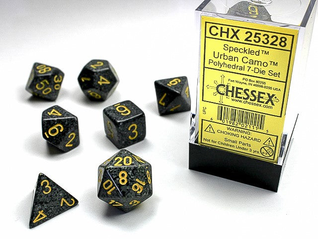 Image of Chessex Speckled - Urban Camo - 7 Dice Set