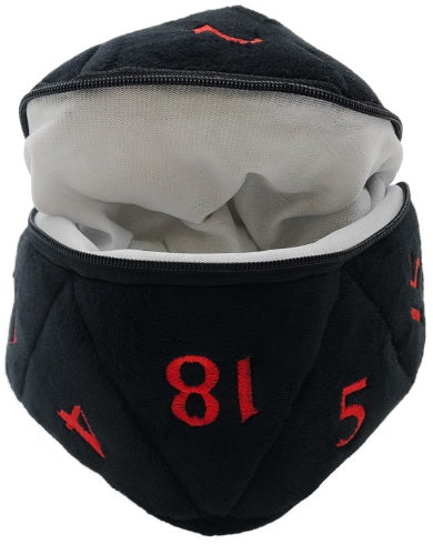 Image of Black/Red - Ultra Pro D20 D&D Dice Bag