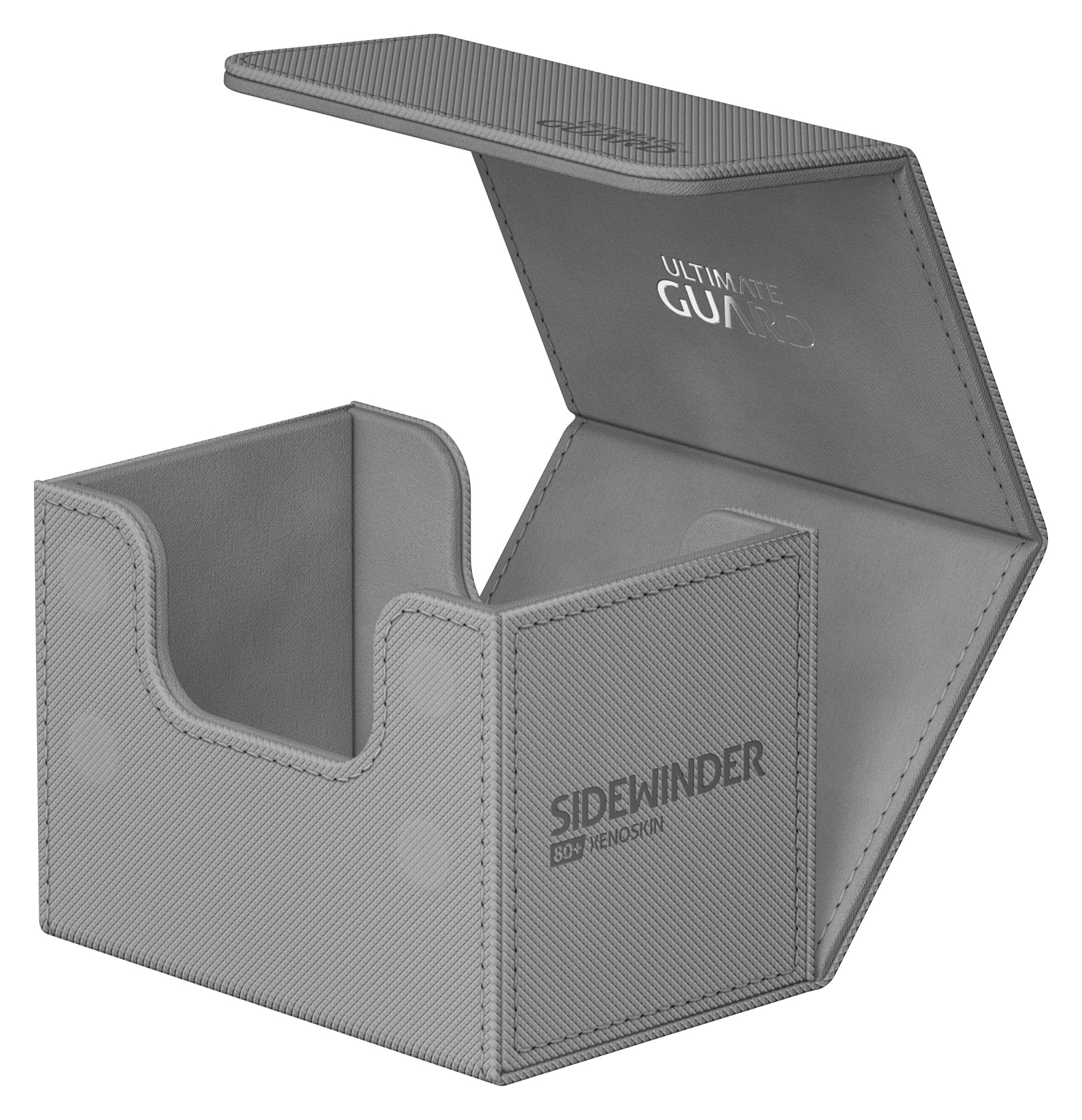 Image of Grey (Mono-Color) 80+ Ultimate Guard Sidewinder Xenoskin Deckbox