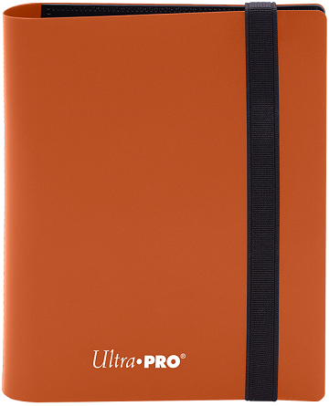 Image of Pumpkin Orange 4 Pocket PRO-Binder - Eclipse Ultra Pro