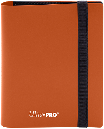 Pumpkin Orange 4 Pocket PRO-Binder - Eclipse Ultra Pro