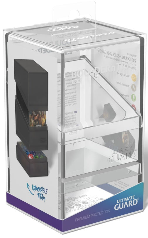 Image of Clear Boulder'N'Tray 100+ Ultimate Guard Deckbox