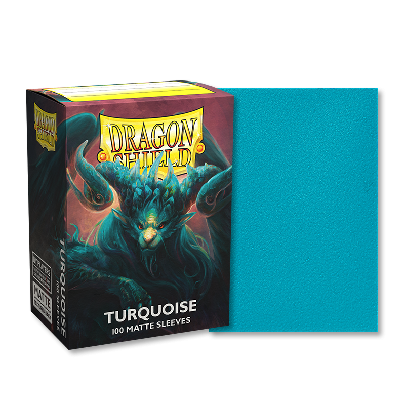 Image of Turquoise Matte Dragon Shield (STANDARD)