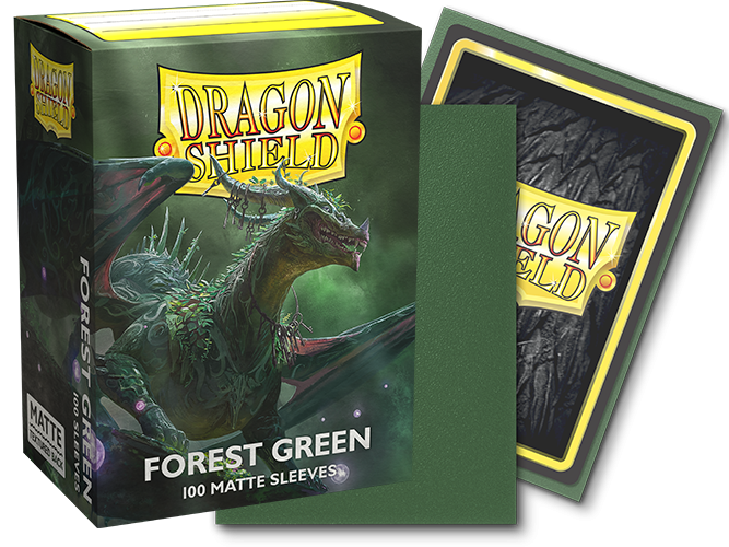 Image of Forest Green Matte Dragon Shield (STANDARD)