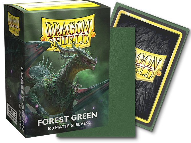 Forest Green Matte Dragon Shield (STANDARD)