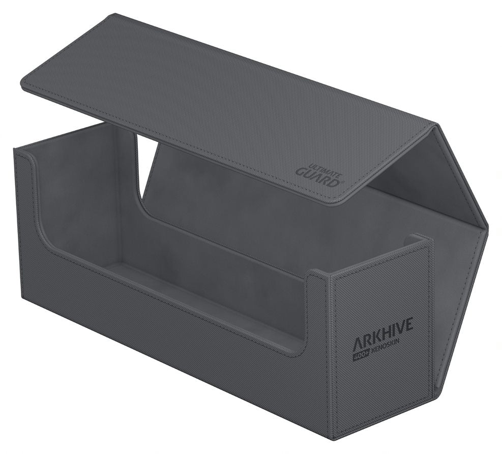 Image of Arkhive Ultimate Guard Grey 400+ Mono Color Deckbox