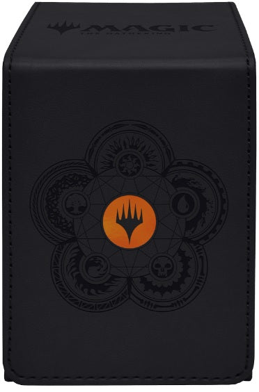 Image of MTG Alcove Flip Deckbox Mana 7 Colour Wheel