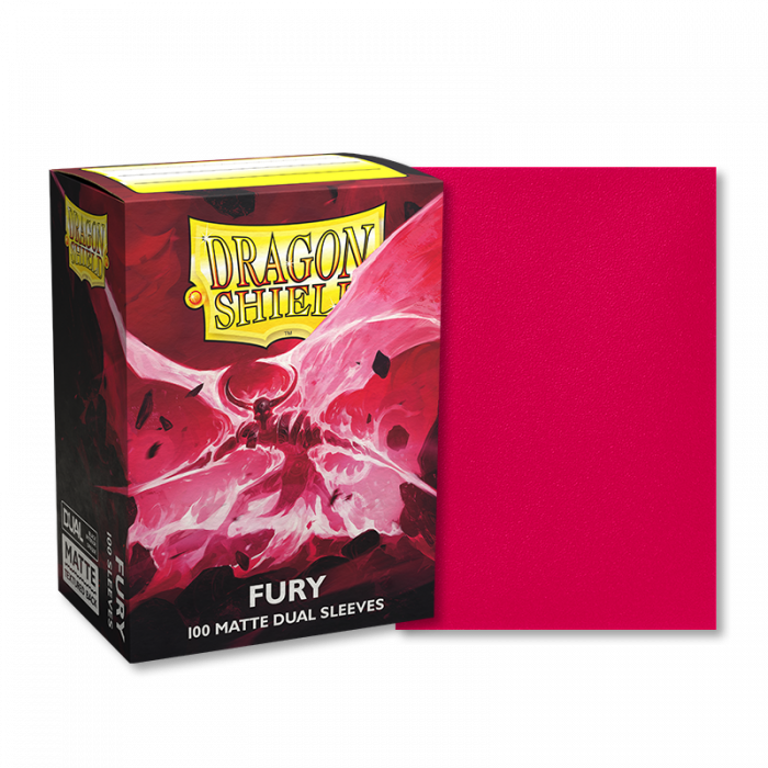 Image of Fury Matte Dual Sleeves Dragon Shield (STANDARD)