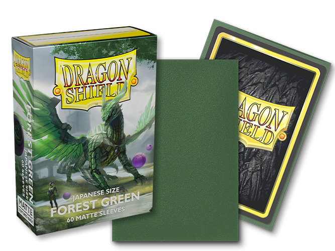 Image of Forest Green Matte Dragon Shield (JAPANESE)