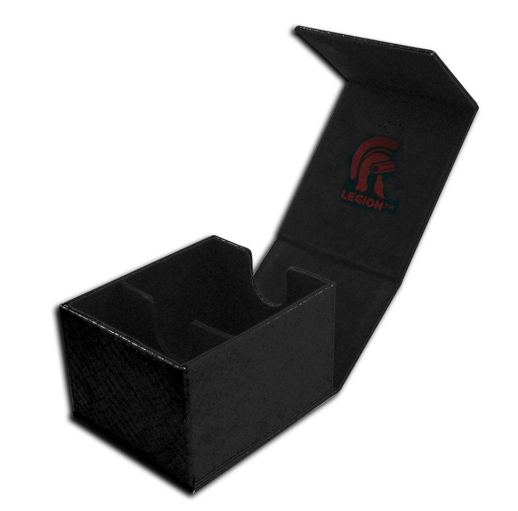 Image of Black Dragonhide Hoard Plus - Legion Deck Box