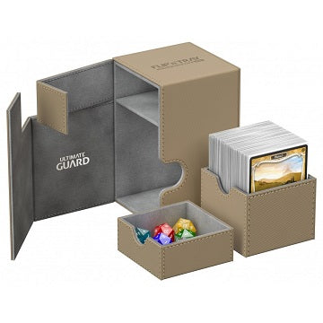 Image of Sand Ultimate Guard Xenoskin Flip'n'Tray 100+ Deckbox