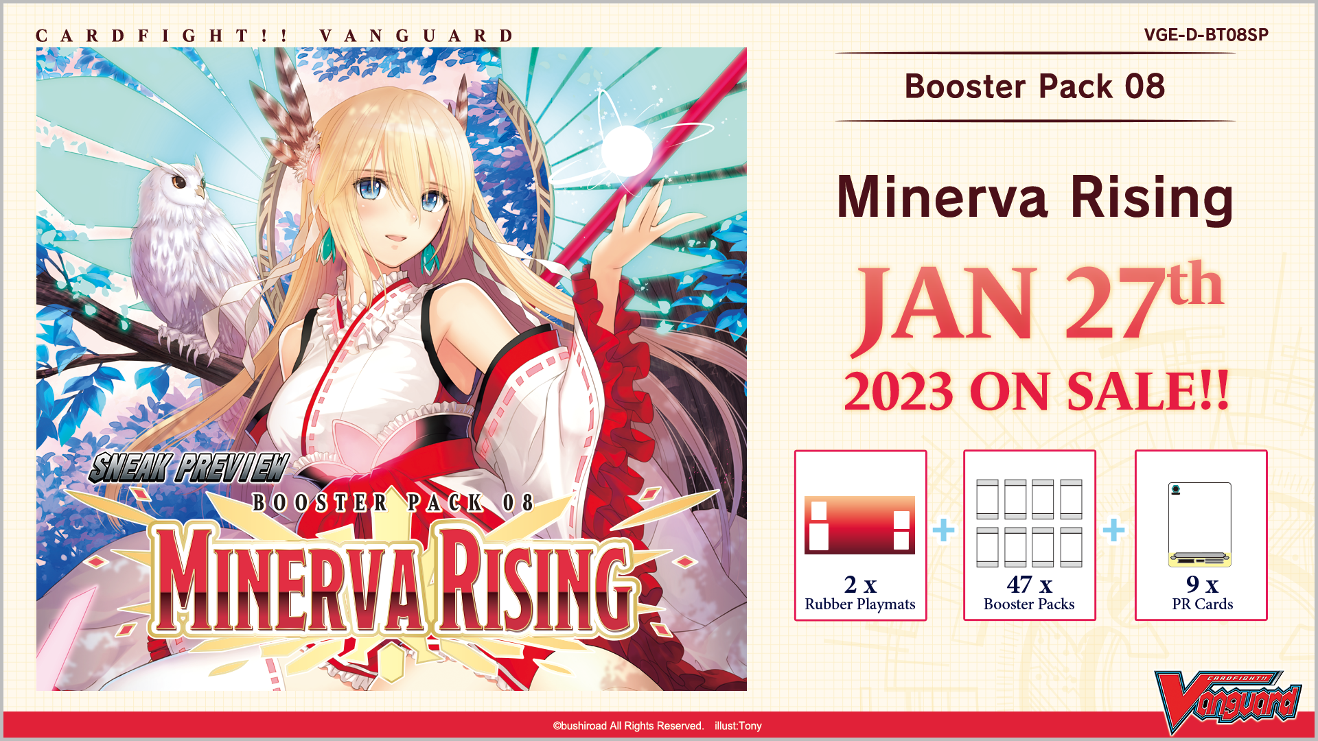 Image of Minerva Rising Booster Pack (VGE-D-BT08)