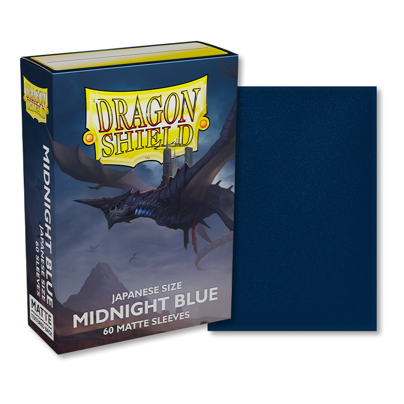 Midnight Blue Matte Dragon Shield (JAPANESE)