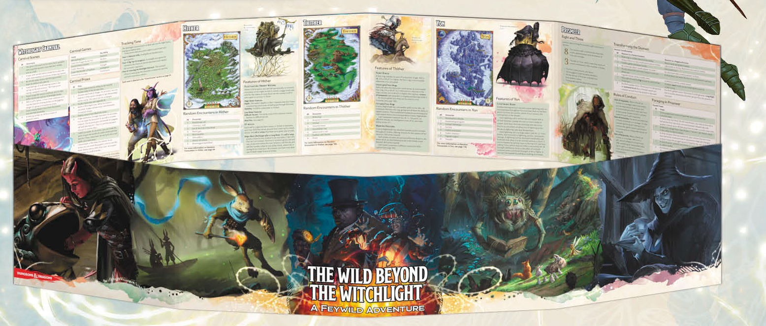Image of The Wild Beyond The Witchlight Dungeon Masters Screen